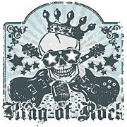 Fototapeta King of rock 4546 - vinylová